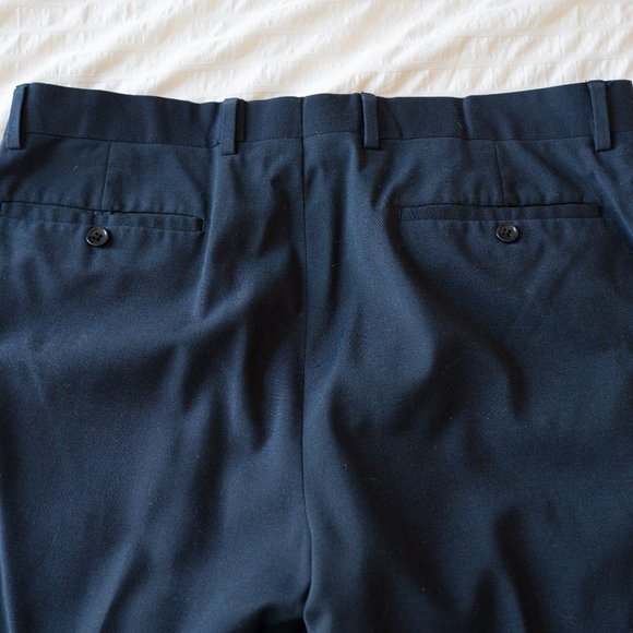 Banana Republic Dress Pants Dark Blue Size 34/32 - Picture 8 of 9